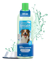 TropiClean Fresh Breath Advanced Whitening bottle supports daily dental care and breath freshness