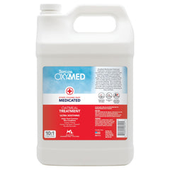 TropiClean Oxymed conditioner bottle for medicated itch relief in dogs and cats.