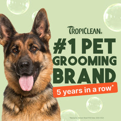 TropiClean pelo suave tras uso, sin enjuague, para perro.
