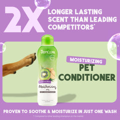 Pelo de perro desenredado y manejable tras usar TropiClean