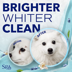 TropiClean spa dog grooming session showing premium quality care