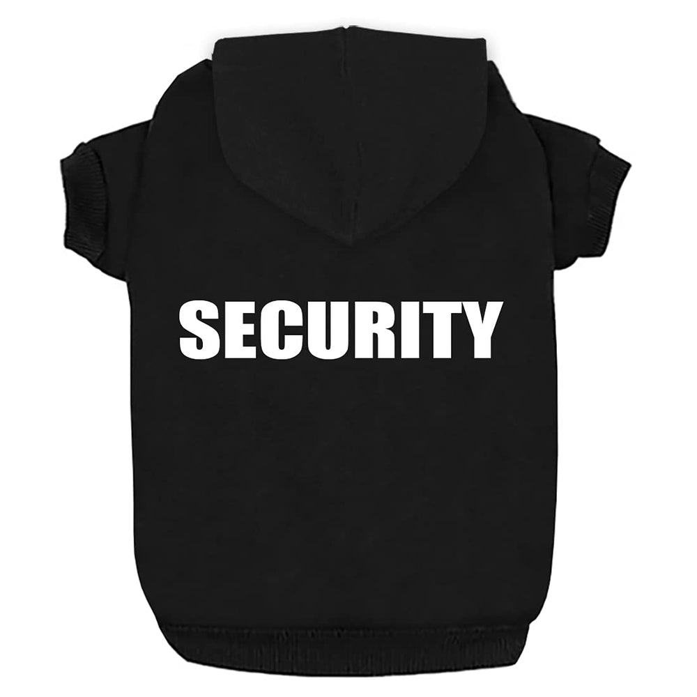 Trudz PET Security Dog Hoodie front view highlights warmth and style