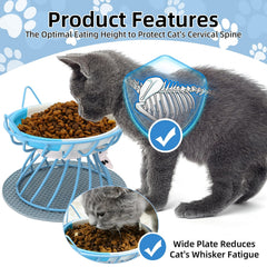 TRUNDISAN ceramic cat bowls highlight safe, easy-to-clean dishware