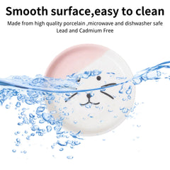 TRUNDISAN porcelain cat bowl dishwasher-safe close-up