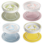 TRUNDISAN raised slow-feeder bowl on stand promotes measured eating for calmer mealtimes.