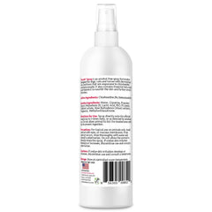 Truseb spray on cat underarm area for hygienic cleansing.