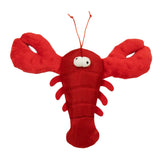 TrustyPup Tough N Fun Lobster red front view durable plush for long-lasting play