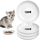 TRUVIC fishbone-design cat bowls add charm and simplify mealtime