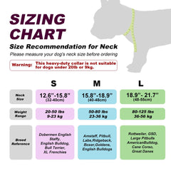 tspro durable padded dog collar with soft lining to prevent neck rubbing.