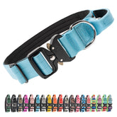 TSPRO Premium Dog Collar with Handle blue offers secure control during daily walks.