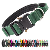 TSPRO Premium dog collar with handle close-up showing secure control during walks.