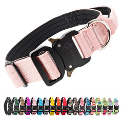 TSPRO premium dog collar handle closeup—secure control during lively walks