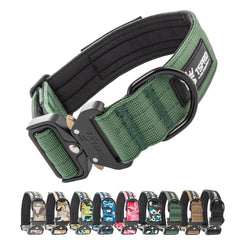 TSPRO Premium Dog Collar patch panel for patch customization and visibility during walks.