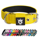 TSPRO tactical dog collar with four-point adjustment for a snug, secure fit on walks.