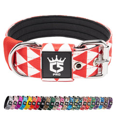 tspro tactical dog collar with four adjustable points for a secure everyday fit.