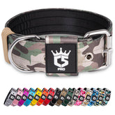 TSPRO Tactical Dog Collar close-up shows secure D-ring for leash attachment during daily walks.