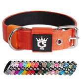 TSPRO Tactical Dog Collar orange full view for outdoor adventures