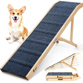 Tsukiko dog ramp bed landing platform showcases secure entry for tall beds.