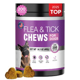TTLXBL dog flea tick chews bottle 200-count for long-lasting protection