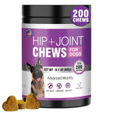 TTLXRL Glucosamine for Dogs bottle pour demonstrates convenient dosing for ongoing joint support