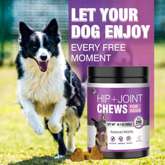 TTLXRL Glucosamine for Dogs packaging highlights trusted hip and joint supplement