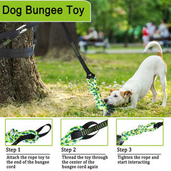 TUAHOO dual rope toy with strong cotton knots for durable chewing