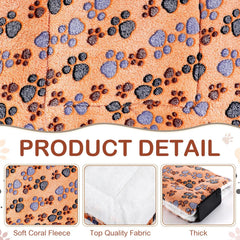 Tuanse small-pet bed mats show coral velvet texture for plush comfort.