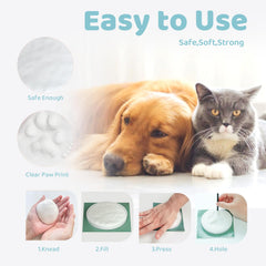 Tubuui baby hand imprint kit preserves tiny newborn prints.