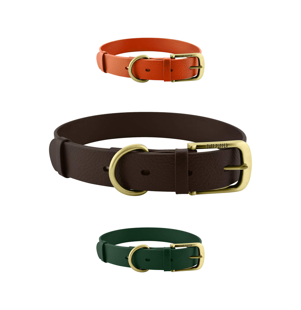Tuff Pupper Classic heavy-duty dog collar buckle closeup for lasting secure wear
