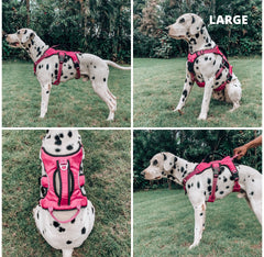 Tuff Pupper durable-oxford-fabric close-up highlighting waterproof material and rustproof hardware.