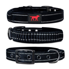 Tuff Pupper heavy-duty collar with handle and buckle offering secure control during walks.