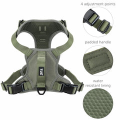 TUG dog harness adjustable fit green medium ensures secure comfort for dogs