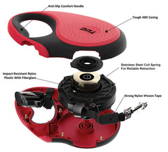TUG one-handed brake-pause-lock demonstrates quick, controlled stops during outdoor strolls.
