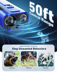 TUITUITA dog bark deterrent with flashlight aids nighttime safety during walks