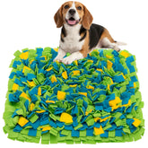TUKOAW Snuffle Mat dog puzzle interaction boosts mental engagement.