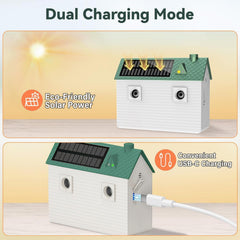 Tuncate anti-barking device ultrasonic emission close-up illustrating high-frequency waves