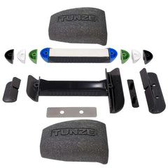 Tunze Care Magnet Strong+ blade detail shows replaceable blades for long-lasting algae removal.