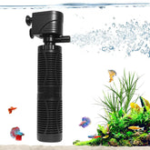 Tuodaxin filtro submersible 20W frente: flujo eficiente para acuarios 50–120 galones