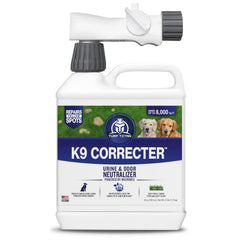Turf Titan K9 Correcter bottle pour shows easy hose-end use for lawns