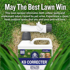 Turf Titan K9 Correcter grass-revival captures renewed color and vigor