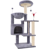 TWDEPART cat tree indoor cats top platform offers a cozy lounging perch for relaxed naps