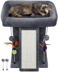 TWDEPART cat tree tower main unit offers climbing and lounging for indoor cats.