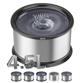 Twinsing 4.5L dog water bowl filled for easy refills and multi-pet hydration.