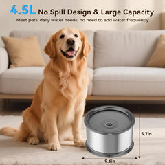 Twinsing floating disk no-spill feature providing steady-water dispensing.