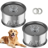 Twinsing two-pcs dog water bowls ideal for multi-pet homes with high capacity.