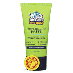 Two Pets and a Half bulldog hot spot treatment bottle soothes itchy bulldog skin