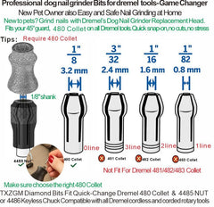 TXZGM low-vibration grinder reduces stress during trims.