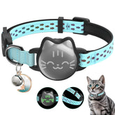 typecase waterproof airtag cat collar closeup shows durable material for everyday wear.