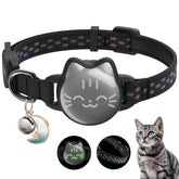Typecase waterproof Airtag collar closeup showing durable fabric for daily adventures