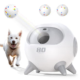 uahpet automatic ball launcher front view for easy backyard fetch sessions